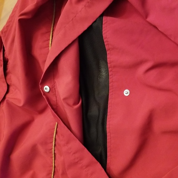 L. L. Bean Mountain Classic Red Anorak with New Buffalo Plaid Scarf, Small, $54 - Picture 17 of 17